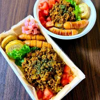 Snapdishの料理写真:キーマカレー弁当🎵