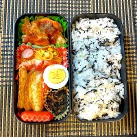 今日の高校男子弁当(11/12)|ミカリンさん