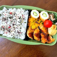 Snapdishの料理写真:チキンカツ弁当|kiicoさん