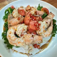 Spicy shrimp salad 🌶️🌶️🍤🍤 🥬|pae_niphatraさん