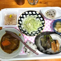 Snapdishの料理写真:夜ごはん　大根のポトフからのカレー😄|miimiさん