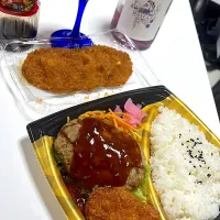 Snapdishの料理写真:地味ーな、貧乏人の精一杯な豪華ご飯♫wwwww😅😅😅💦💦（笑）|Yoshihiro Andoさん