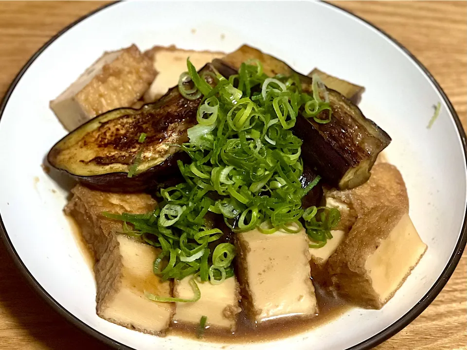 ☆茄子と厚揚げの煮物|まぁたんさん