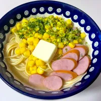 コーンバター🌽白湯ラーメン🍜|jiruさん