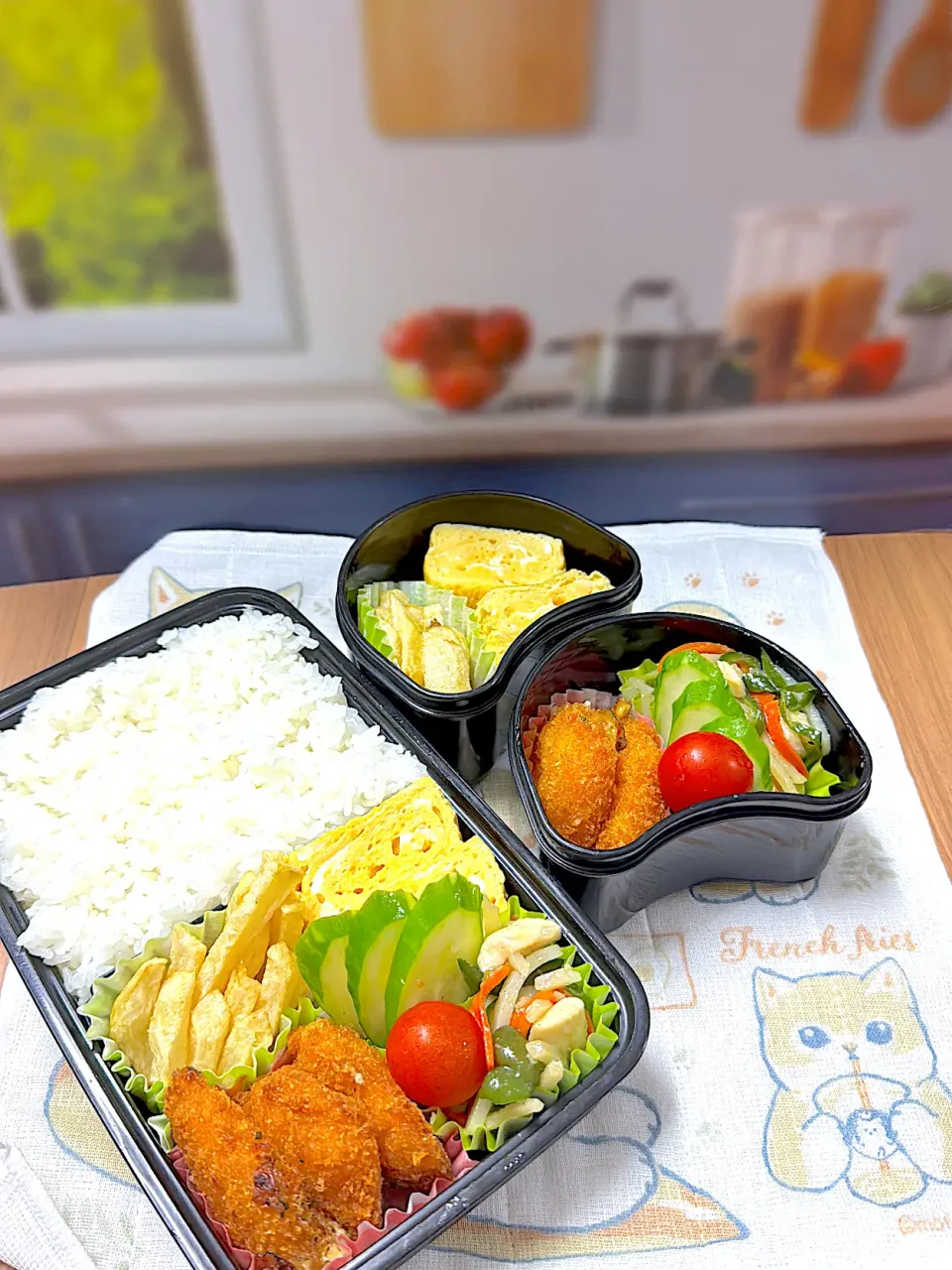 エビカツ弁当|アッキーさん