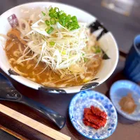 Snapdishの料理写真:ねぎ味噌ラーメン|Chiharϋnさん