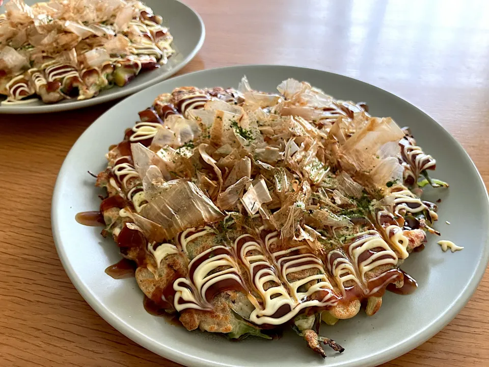 ＊秋の味覚でお好み焼きランチ🍠＊|＊抹茶＊さん