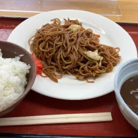 焼きそばライスカレー付き|まさとさん