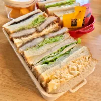 サンドイッチ弁当🥪|gentle___moonさん