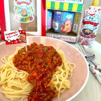 Snapdishの料理写真:Yummy！ミートソーススパゲッティ