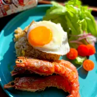 Yummy!でガーリックシュリンプ&ライス🦐Garlic Shrimp & Rice|アッコちゃん✨さん