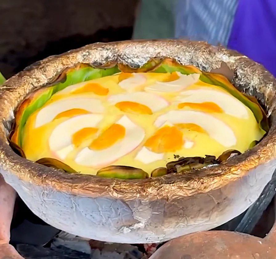 Especial Bibingka (rice cake) with salted egg|🌺IAnneさん