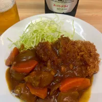 Snapdishの料理写真:カツカレーアタマ(白飯無し)|須佐浩幸さん