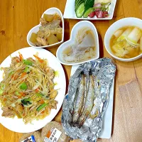 Snapdishの料理写真:今日の晩ごはんです。| 地蔵菩薩さん