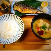 Snapdishの料理写真:塩鯖定食🐟