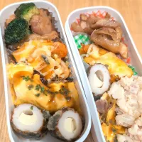 Snapdishの料理写真:ご飯が進みそうなおかず盛り沢山になった明日のお弁当| チョコさん