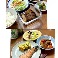 Snapdishの料理写真:お一人様晩ごはん|あっつさん