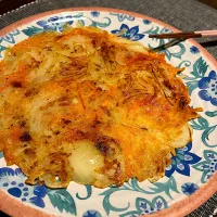 ひとり飯食  玉ねぎにんじんガレット|きなこさん