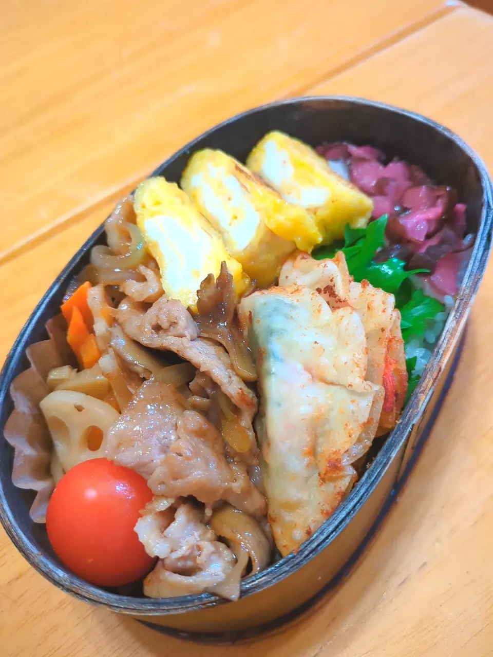 豚肉と舞茸の生姜焼き弁当|さやかさん