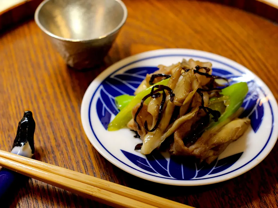 舞茸と豚肉の塩こんぶ炒め|sono.kさん