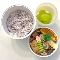 ササミの大葉チーズ
バジルパスタ
茄子の煮浸し
しいたけバターソテー
はんぺんチーズ
卵焼き(キーマカレー入り)
ウインナー
ブロッコリー
枝豆
ゆかりご飯
シャインマスカット|ayumomさん