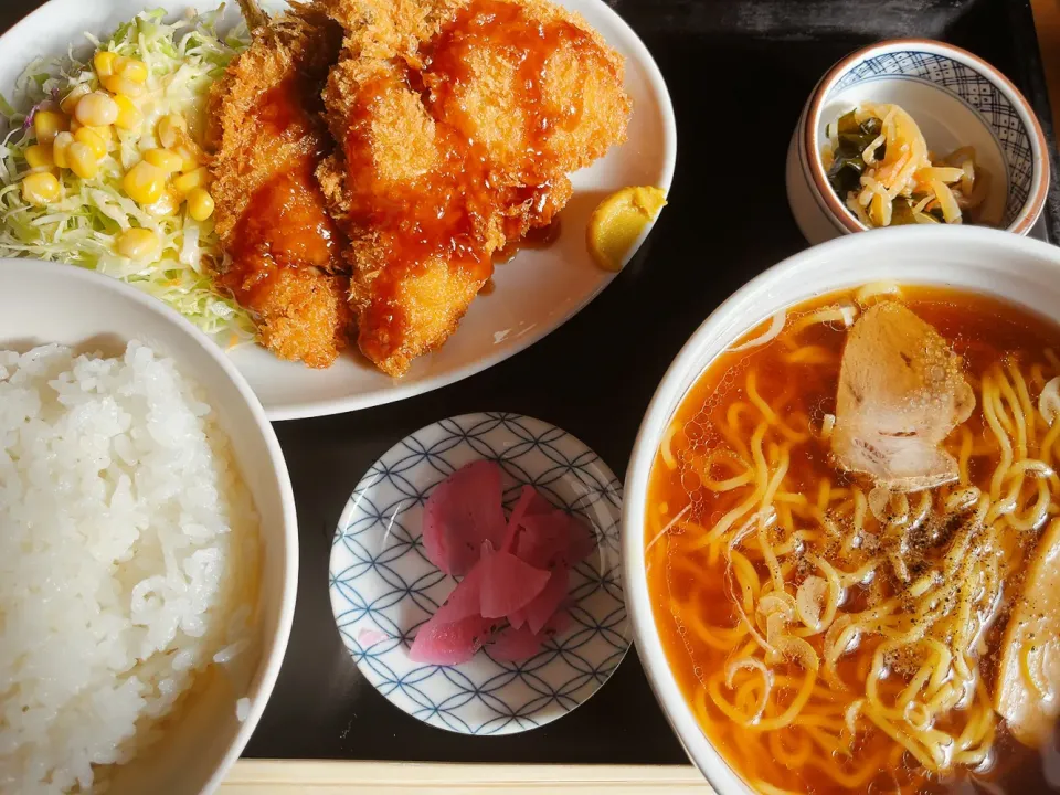 長野市　アジフライ定食|さとうよしおさん