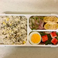 JK弁当（栗ごはん・ありあわせ）|あめふくらさん