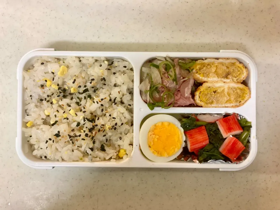 JK弁当（栗ごはん・ありあわせ）|あめふくらさん