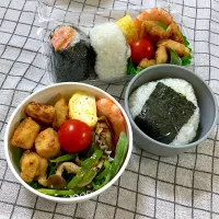 Snapdishの料理写真:ポップチキン弁当|SaDaさん