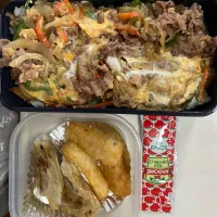 牛とじ弁当🍱|あーやーさん