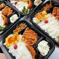 Snapdishの料理写真:とんかつ弁当|景子さん