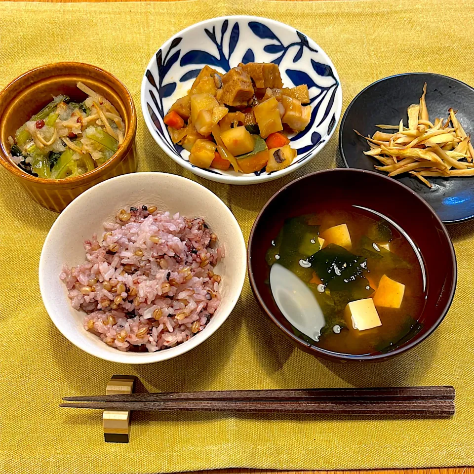 車麩と根菜の重ね煮定食|Atelier Sekiさん