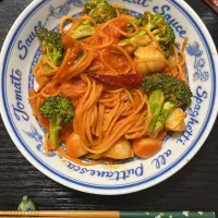 トマト煮込みスパゲッティ|くろさん