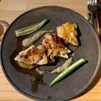 Poulet grillé au wasabi et sauce mousse|PoCさん