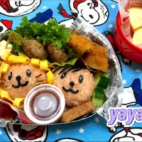 末っ子の遠足弁当⭐︎|yayaさん