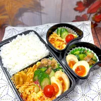 マカロニグラタン＆チャーシュー弁当|アッキーさん