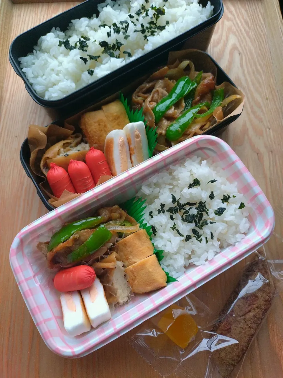 夫と娘のお弁当|みわさん