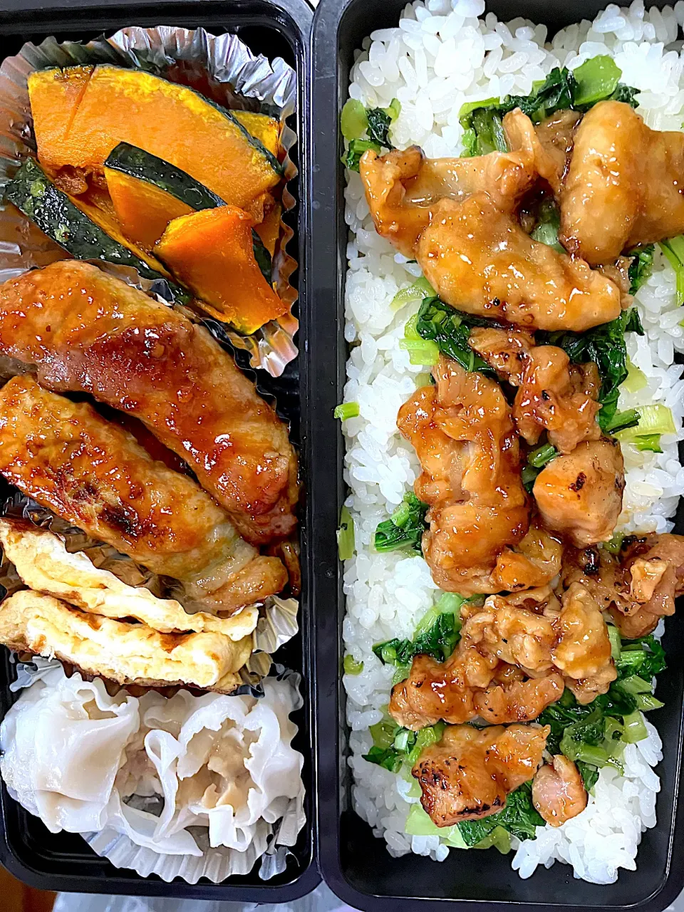 豚肉のにんじんしそまき弁当🍱|あーやーさん