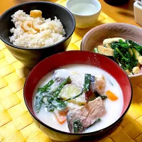 粕汁とちくわの炊き込みご飯| ゼニコさん