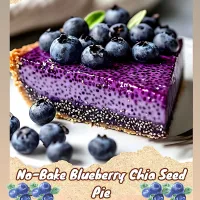 Blueberry Chia seed pie🫐🥧|🌺IAnneさん