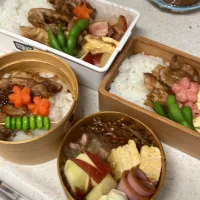 薄切肉甘辛味弁当| たんぽぽさん