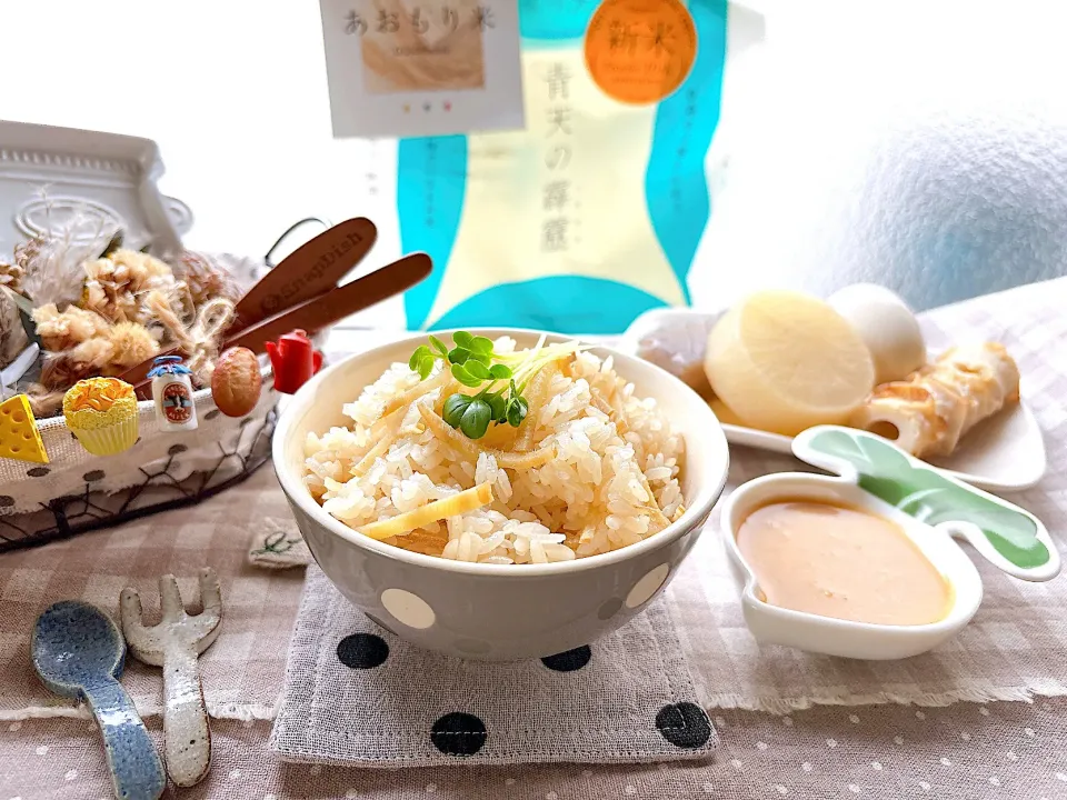 生姜ごはん🫚しょうが味噌おでん
🌾“青天の霹靂 2kg(新米)”使用🌾|がぁがさん