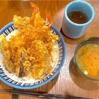 秋葉原　天芳さんちの特製天丼|ぽんぽこまめだ。さん