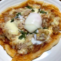 温玉のせてみた🍕🥚|yuyuさん