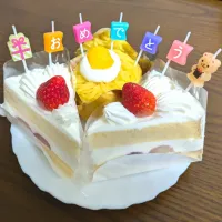 パパ誕生日🎂ケーキ|じょうさん