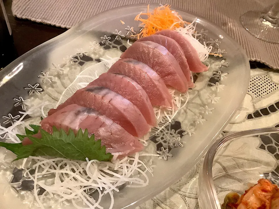 カツオのお刺身🐟😋|アライさんさん