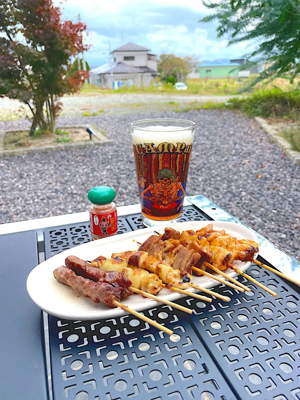 金麦アンバーエール・焼き鳥竜鳳|たつやん。さん