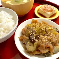 豚バラと茄子の胡麻味噌炒め|RURIさん