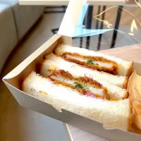 Miso katsu sandwich|skyblueさん