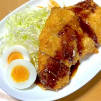 美味しいチキンカツ😋lunch|まつさん